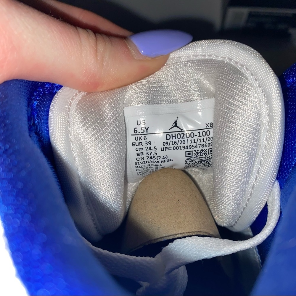 Nike Air Jordan 1 Mid GS ‘85 Blue and Red 6.5Y 8W - Picture 5 of 6